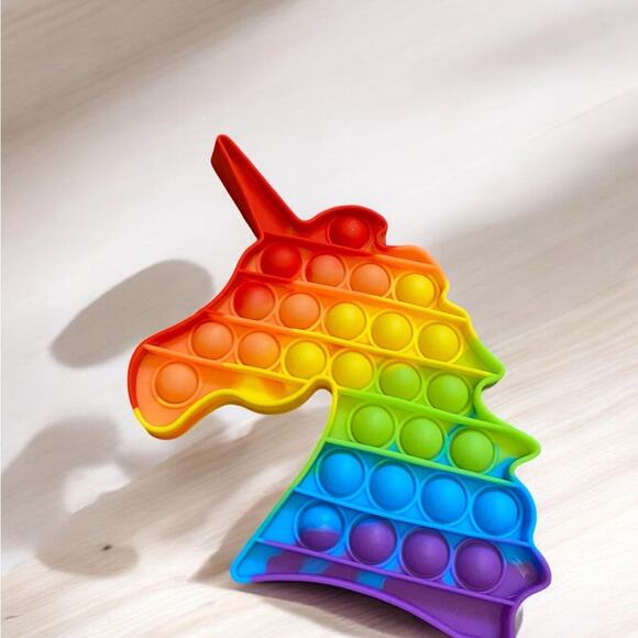 Lot of 2 Pop Toys Sensory Toys Bubble Pop- Ice Cream & Unicorn NEW - Picture 3 of 6